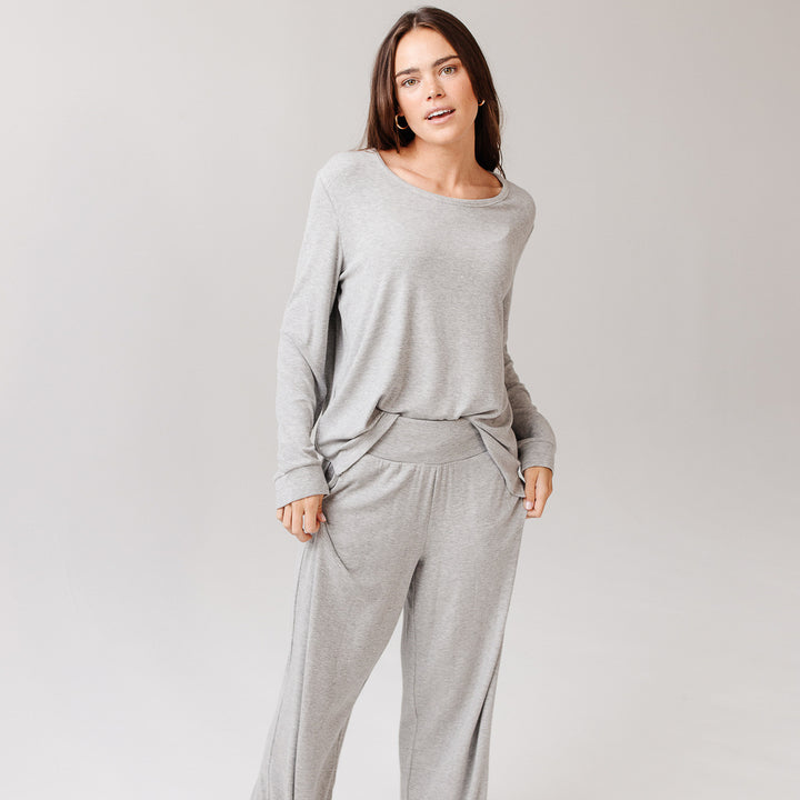 Women’s Bamboo Rib-Knit Lounge Pant